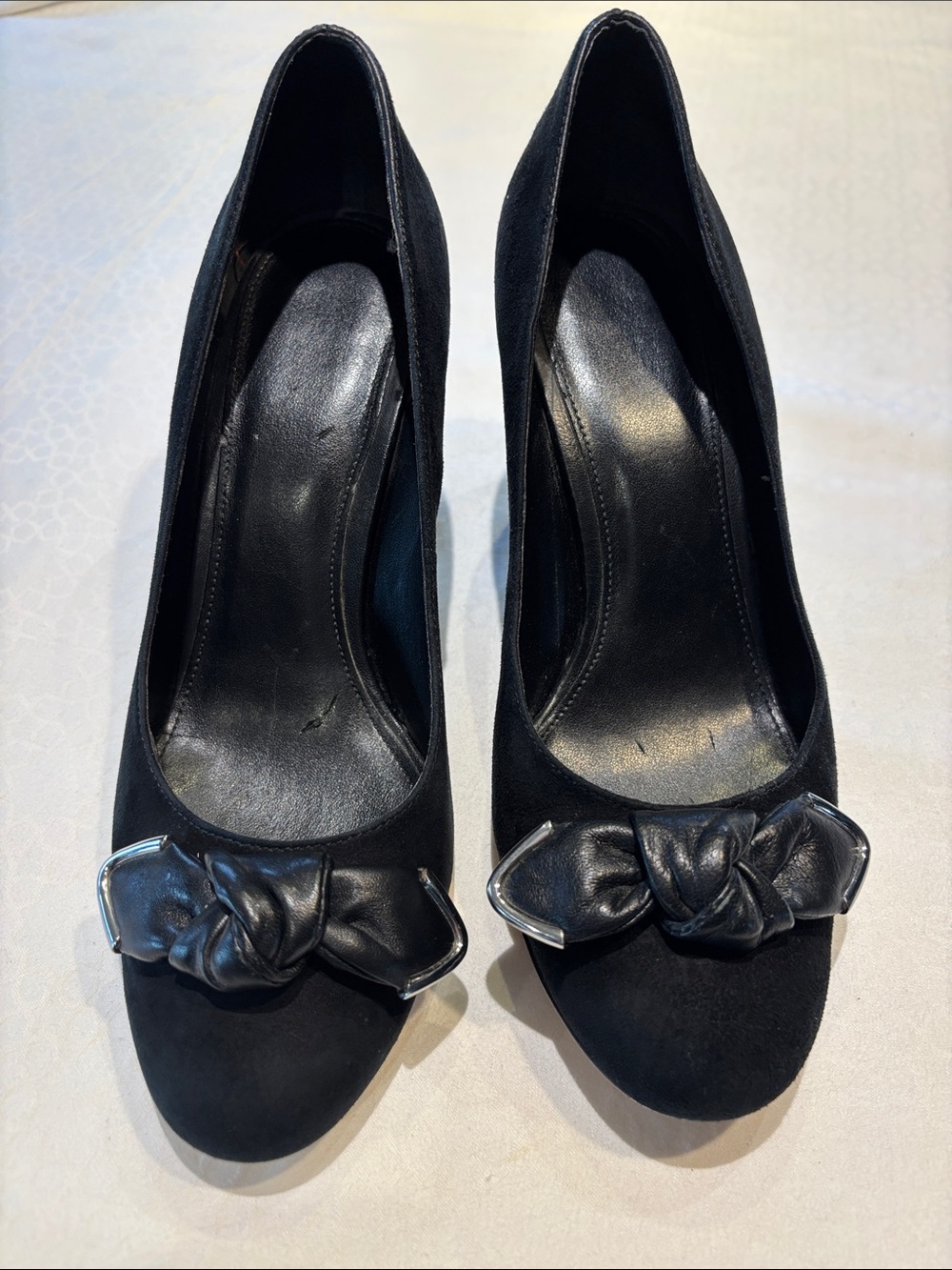 Michael Kors Black Knot Bow Pump Heels